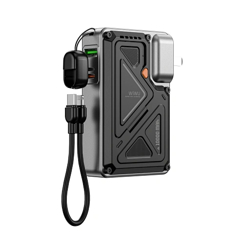 WiWU Wi-P057 5000mAh Magnetic Power Bank with Foldable Stand & 35W Fast Charging